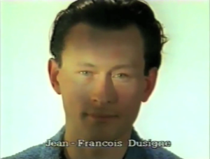 Jean-François Dusigne ⓒ W. Schroeter, 1985.